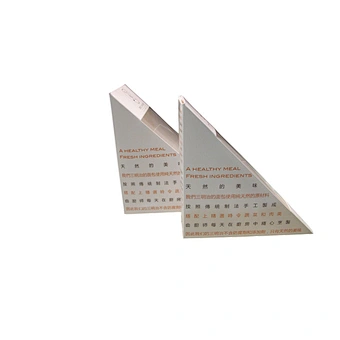 White Eco-friendly Custom Sandwich Box with PET Window Different Sizes