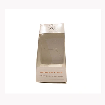 White Eco-friendly Custom Sandwich Box with PET Window Different Sizes